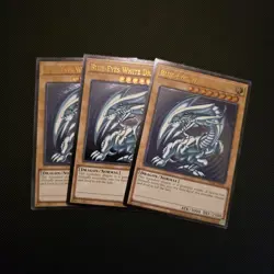 Yugioh Blue Eyes White Dragon x3 (OP28-EN001) Ultimate Rare OTS Tournament Pack - Image 5