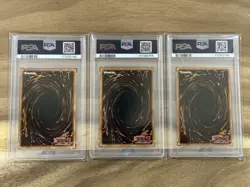 2004 Yu-Gi-Oh! Set Of 3 Andro, Theinen/ Great And Teleia Sphinx PSA 9. - Image 2