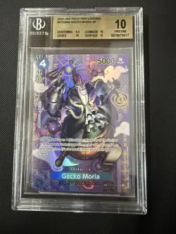 One Piece TCG Gecko Moria Sp St03-004 Beckett 10 - Image 1