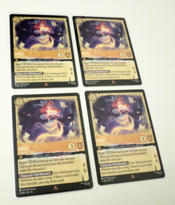 Disney Lorcana whispers In The Well Ariel Ethereal Voice 4x 17/204 Rare - Image 2