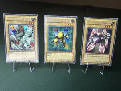 Yugioh Alpha Beta Gamma Magnet Warrior Set of 3! Secret Rare DOR-001 002 003 HP - Image 1