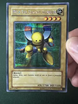 Yugioh Alpha Beta Gamma Magnet Warrior Set of 3! Secret Rare DOR-001 002 003 HP - Image 2