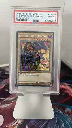 Red-Eyes Black Dragon MP24-EN054 YuGiOh PSA 10 - Image 1