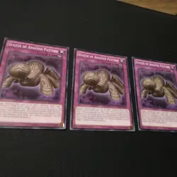 x3 Statue of Anguish Pattern CROS-EN078 Crossed Souls 1st Ed Yu-Gi-Oh! NM - Image 1