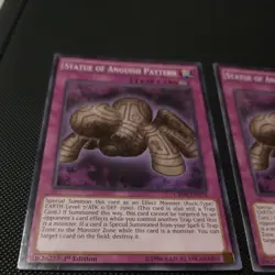 x3 Statue of Anguish Pattern CROS-EN078 Crossed Souls 1st Ed Yu-Gi-Oh! NM - Image 2