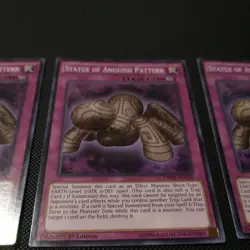 x3 Statue of Anguish Pattern CROS-EN078 Crossed Souls 1st Ed Yu-Gi-Oh! NM - Image 3