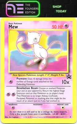 Mew (8) #08/53 WoTC Promo Pokemon Promo - Image 1