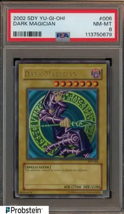 2002 Yu-Gi-Oh! SDY #006 Dark Magician PSA 8 NM-MT - Image 1