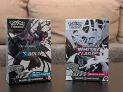 Pokemon Black Bolt and White Flare Booster Bundle Set of 2 Sealed New Ships Fast - Image 1