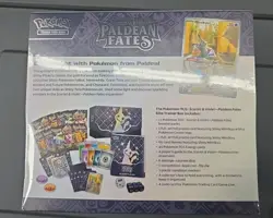FACTORY SEALED Pokemon TCG Paldean Fates Pokemon Center ETB Elite Trainer Box - Image 2