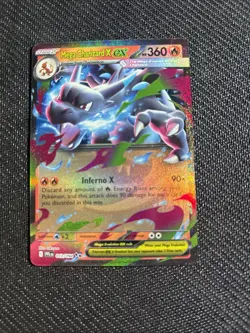 Mega Charizard X Ex 13/94 - Phantasmal Flames Pokemon TCG Double Rare - NM - Image 1