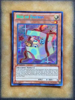 Yugioh Box of Friends NUMH-EN013 Secret Rare 1st Ed NM - Image 1