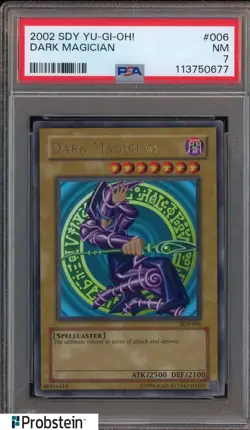 2002 Yu-Gi-Oh! SDY #006 Dark Magician PSA 7 NM - Image 1