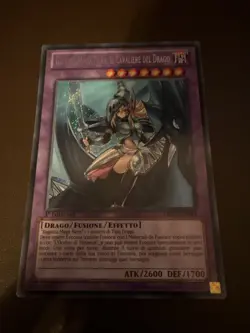 Yu-Gi-Oh! Dark Magician Girl the Dragon Knight (Italian) -DRLG- Secret - 1st NM! - Image 4