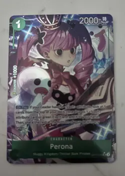 One Piece Perona OP12-034 Legacy of the Master Alt Art Nm - Image 1
