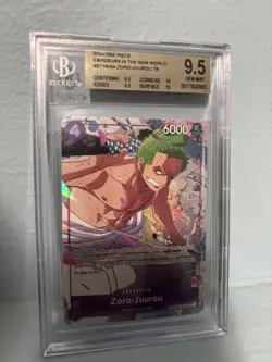 One Piece - Zoro-Juurou ST18-004 TR - Emperors in the New World Foil - BGS 9.5 - Image 4