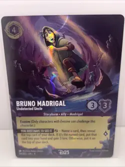D23 EXCLUSIVE COLLECTION DISNEY 2024 LORCANA BRUNO MADRIGAL Undetectable Uncle - Image 1
