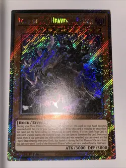 Lord of the Heavenly Prison Platinum Secret Rare RA03-EN029 Yu-Gi-Oh! - Image 1