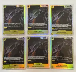 One Piece Op14-104 Gecko Moria SR 6 Cards Lot The Azure Sea’s Seven Eng - Image 1