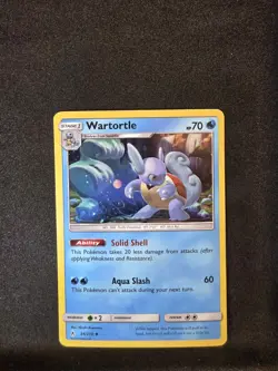 Pokemon tcg card Unbroken Bonds Wartortle Cosmos Holo 34/214 NM-/LP+ - Image 1