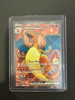 Pokemon TCG Charizard EX Scarlet & Violet Holo Double Rare 183/165 Mint Card NM - Image 1