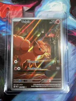 Vulpix 138/132 Me01: Mega Evolution Holo Pokemon Card NM Condition - Image 1