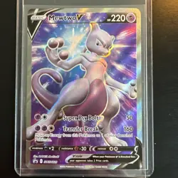 Mewtwo V SWSH229 Full Art Holo Promo SWSH Black Star 2019 Pokemon Card LP - Image 1