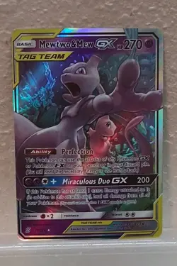 Custom-Pokemon Mewtwo and Mew Tag Team GX 2019 Card 71/236 - Image 1