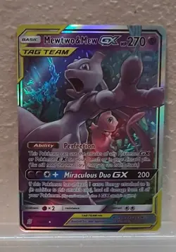 Custom-Pokemon Mewtwo and Mew Tag Team GX 2019 Card 71/236 - Image 2