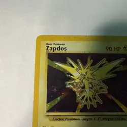 Zapdos Pokemon Card Holo WOTC 16/102 Base Set Rare Vintage 1999 Original MP - Image 3