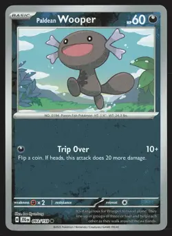 SV09: Journey Together Paldean Wooper #093/159 Reverse Holo Pokemon Card - Image 1