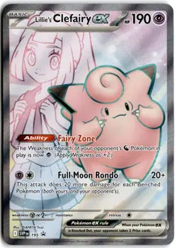 Lillie's Clefairy ex - Promo SV: Scarlet & Violet Promo Cards 195 NM - Image 1