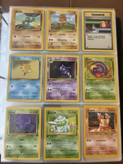 🥇9 Card Lot Pokemon, Collections Vintage 1st Edition Lot Base Set Fossil, - Image 2
