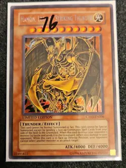 Yugioh - Hamon, Lord of Striking Thunder - Secret Rare - CT03-EN006 - HP - Image 1