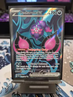 Pokemon TCG Pecharunt EX Full Art Shrouded Fable Card 085/064 - Image 1