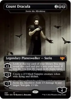 Count Dracula - Sorin the Mirthless (#337, NM) Innistrad: Crimson Vow (VOW) - Image 1