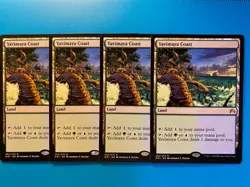 MTG 4x Yavimaya Coast # 252 Origins Modern Magic the Gathering x4 NM - Image 1