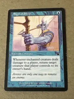 Sigil Of Sleep X1 Urza’s Destiny LP Condition See Pics Front Back - Image 1