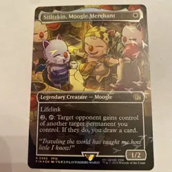 Stiltzkin, Moogle Merchant (Borderless) (Chocobo Track Foil) NM Final Fantasy - Image 1
