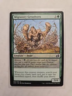 Migratory Greathorn - Ikoria Lair of Behemoths - LP - Common - Creature - MTG - Image 1