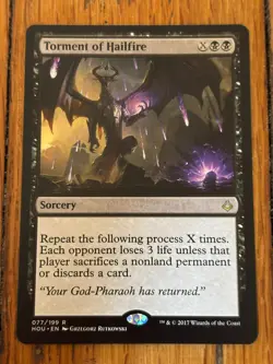 Torment of Hailfire - Hour of Devastation - MTG - 077/199 - Image 1
