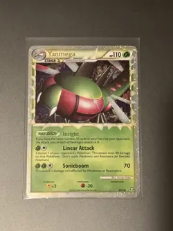 Yanmega Prime 98/102 HGSS Triumphant Pokemon Card Holo Foil Rare - Image 1