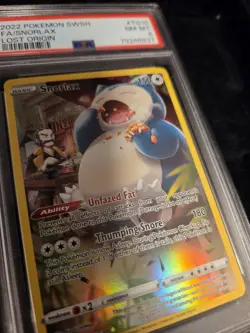 Snorlax TG10/TG30 Pokemon Lost Origin TG Holo SWSH11 English NM PSA 8. - Image 3