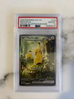 PSA 10 GEM MINT Pikachu ex 276/217 ME Ascended Heroes SIR Pokemon Card - Image 1