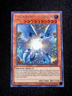 🔥YUGIOH • BLUE-EYES SHINING DRAGON • SECRET RARE • LCKC-EN008 • 1st ED • NM🔥 - Image 5