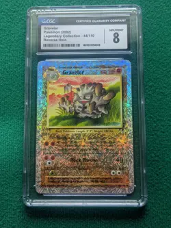 Pokemon TCG: Graveler 44/110 Legendary Collection Reverse Holo CGC 8 - Image 1