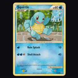Squirtle 63/95 HGSS Unleashed Common Non Holo Pokemon TCG NM - Image 1