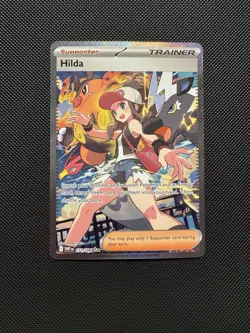 Pokemon TCG Hilda 171/086 SV: White Flare Special Illustration Rare Near Mint - Image 1