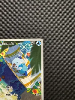 Pokemon TCG Oshawott 105/086 SV: White Flare Illustration Rare Near Mint - Image 5