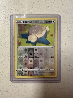 Pokemon SWSH08 Sword & Shield Fusion Strike 206/264 Snorlax Reverse Holo NM - Image 1